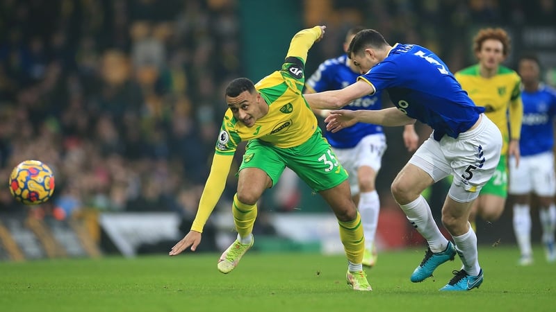 Adam Idah made his first Premier League start for Norwich and scored his first top flight goal