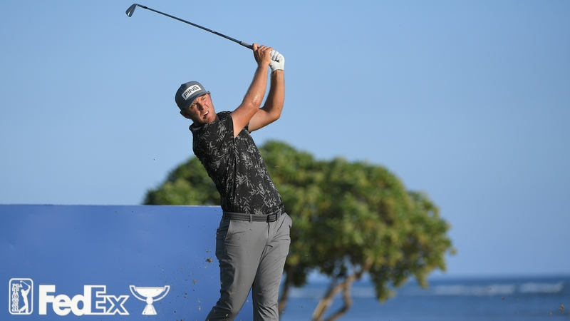 Séamus Power surveys hiss tee shot on the 17th hole