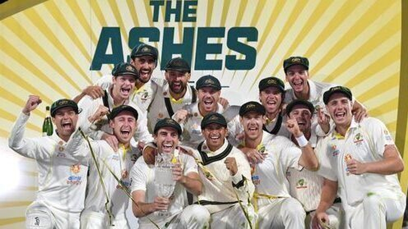 Australia celebrate with the trophy