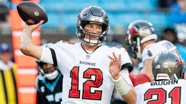 Tom Brady passed for two touchdowns