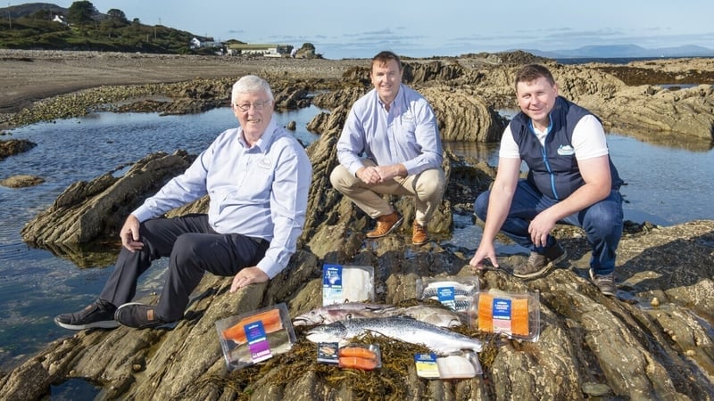 Mike Keohane, Colman Keohane and Brian Keohane from Keohane Seafoods