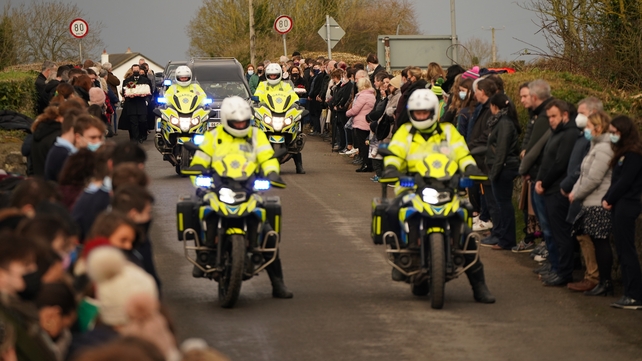 The country has been united in grief and support after the killing of Ashling, mourners were told