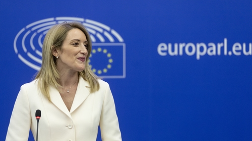 Roberta Metsola succeeds David Sassoli who died this month