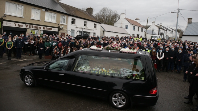 The 23-year-old school teacher was laid to rest in the nearby Lowertown cemetery