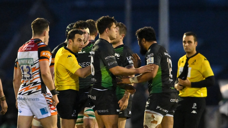 Bundee Aki has been given a warning for his confrontation with Mathieu Raynal