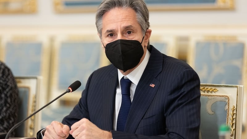 "I strongly, strongly hope that we can keep this on a diplomatic and peaceful path," Mr Blinken said