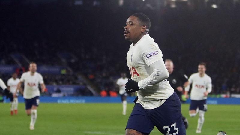Steven Bergwijn scored the two late goals for Spurs