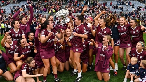 Galway seniors celebrate their 2021 All-Ireland win