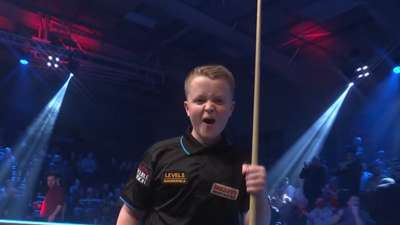 Stan Moody stole the show at the Snooker Shootout
