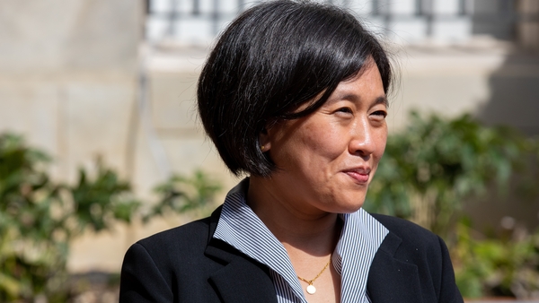Katherine Tai was speaking at the Davos virtual event today