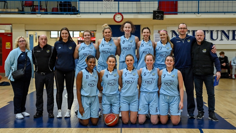 The DCU Mercy team before the Paudie O'Connor Cup semi-final match against WIT Waterford Wildcats earlier this month
