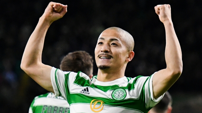 Daizen Maeda scored on his Celtic debut against Hibernian