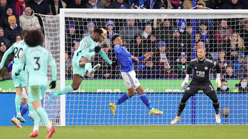 Danny Welbeck nods home the equaliser.