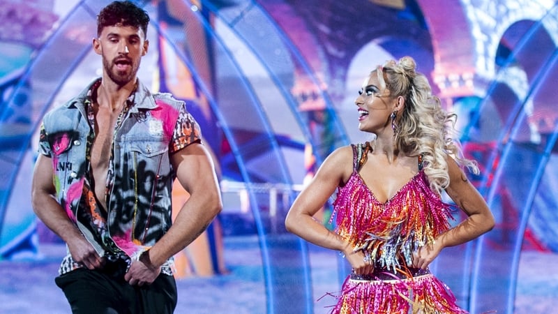 Matthew and dance partner Laura Nolan