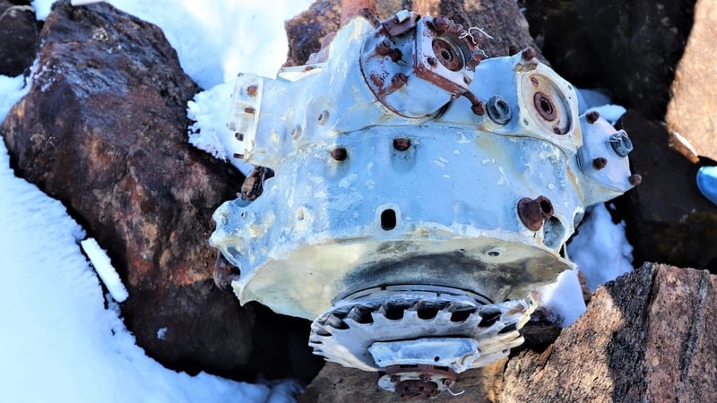 The C-46 transport aircraft was carrying 13 people from Kunming in southern China (Image courtesy of MIA Recoveries Inc.)