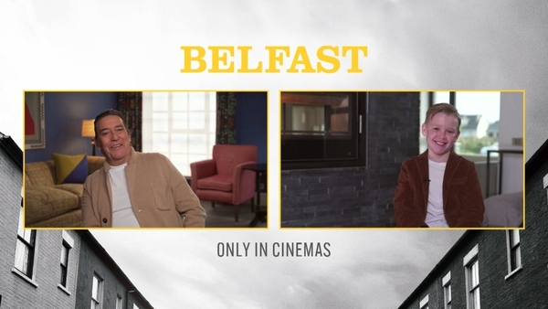 Ciarán Hinds and Jude Hill
