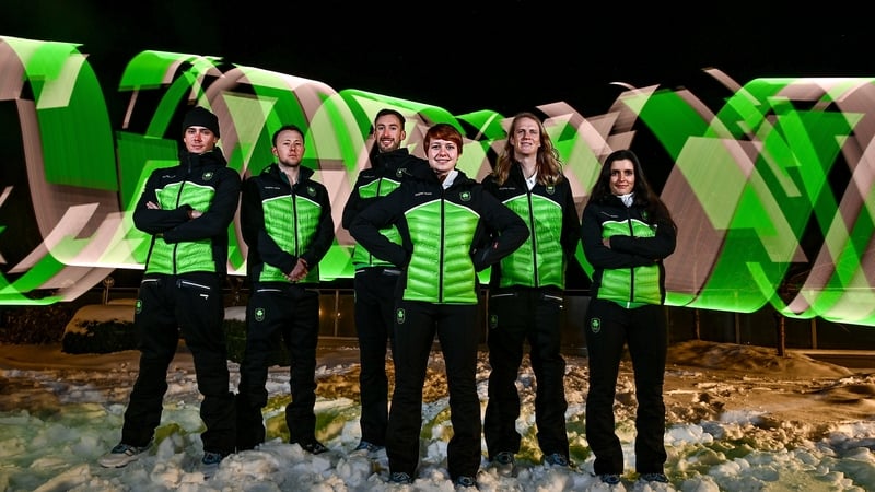 From left, Seamus O'Connor, Jack Gower, Thomas Maloney Westgaard, Elsa Desmond, Brendan 'Bubba' Newby and Tess Arbez