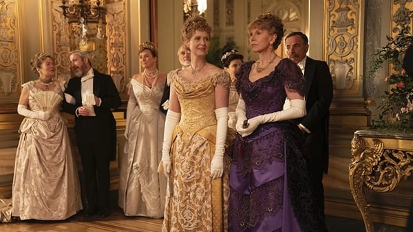 Cynthia Nixon and Christine Baranski in The Gilded Age