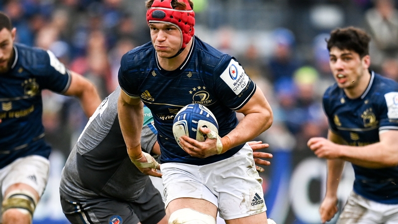 Josh van der Flier was replaced at half-time