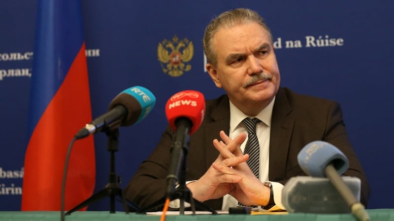 Yury Filatov has been invited to the hearing to discuss tensions on the Ukrainian border and the planned Russian naval exercises off the Irish coast (RollingNews.ie)