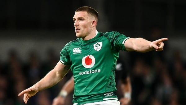 Andrew Conway spent a week training with the Ireland squad during the summer