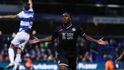 Michael Obafemi's celebrations were cut short.