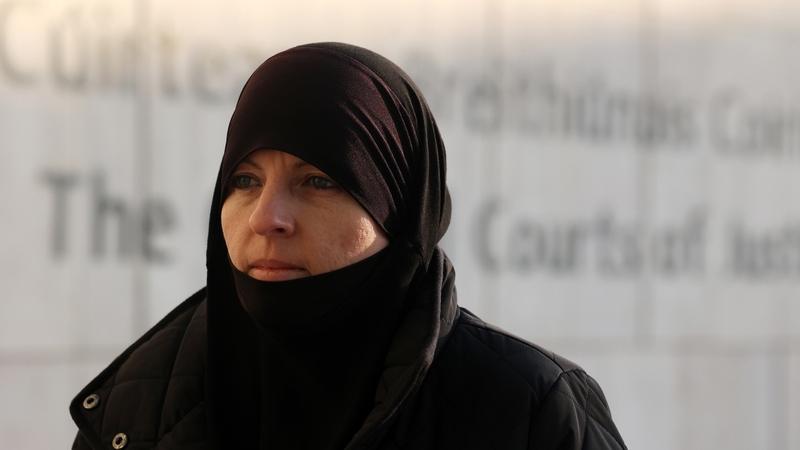 Lisa Smith arriving at the Criminal Courts of Justice in Dublin this morning (Image: Rolling News)