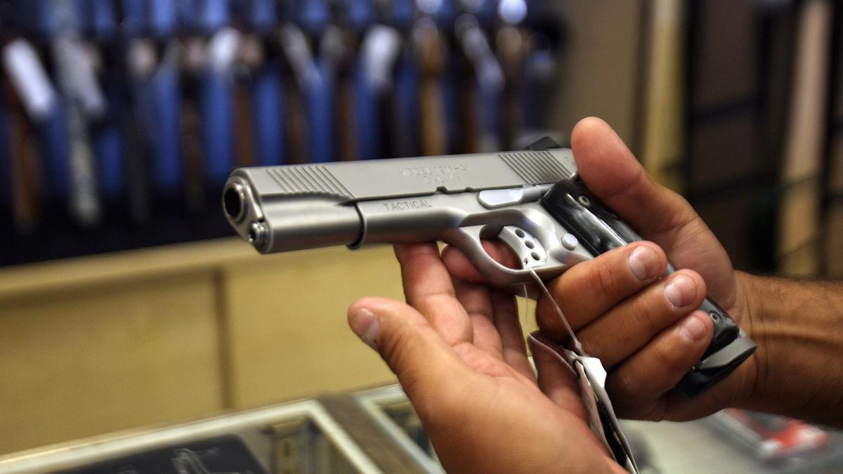Increase in legally held handguns