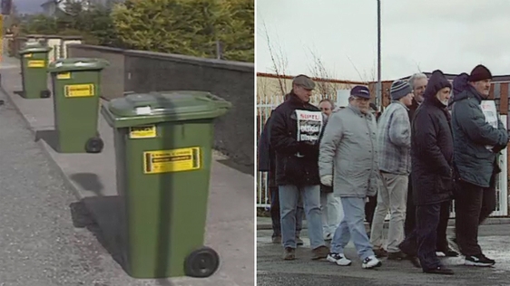 South Dublin wheelie bin collection dispute, 1997.