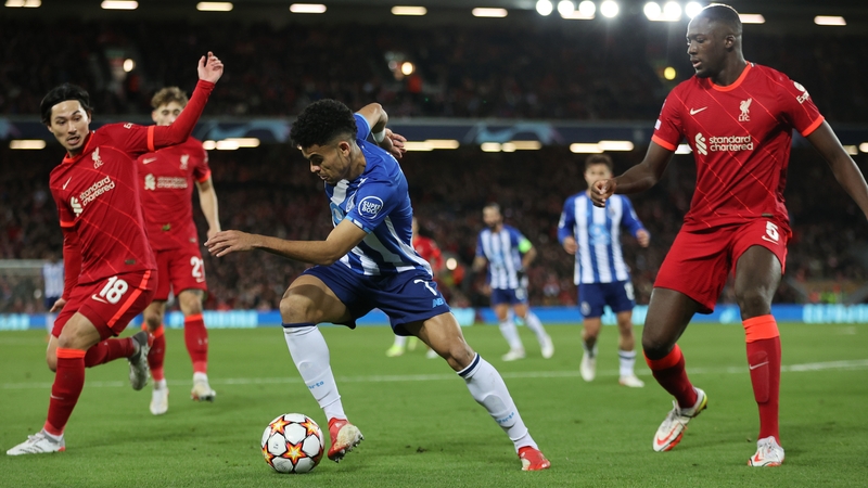 Luis Diaz featured for Porto against Liverpool in the group stages of the Champions League this season