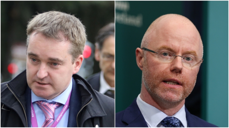 John McGuinness said it was 'not the business' of Robert Watt (L) and Stephen Donnelly (R) to be at the event