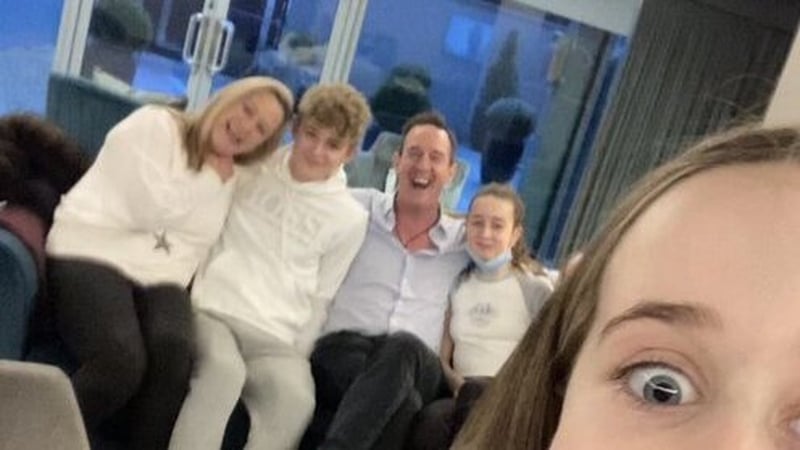 Mr O'Halloran said his family, wife Tara and children Ben, Amber, Isabella and Scarlett were a "beacon of light and hope"