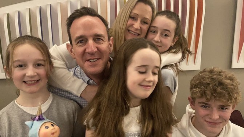 Richard O'Halloran was prevented from leaving China for almost three years over a commercial dispute (Picture: Twitter/@tara_ohalloran)