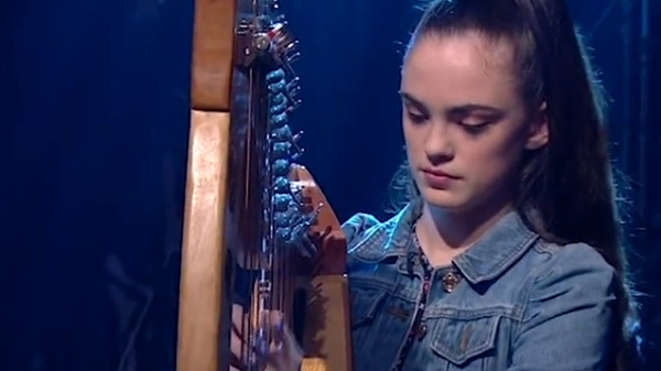 Watch: Inspirational harpist Úna Walsh returns to The Late Late