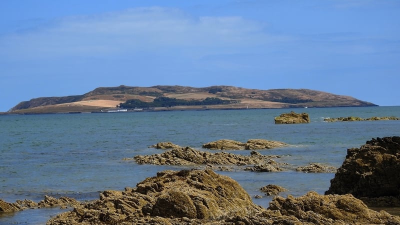 The remains were found on Lambay Island on Thursday evening (file image)