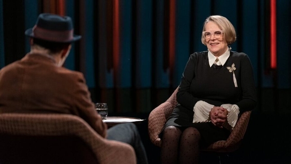 Dementia ambassador Helen Rochford-Brennan talks to Tommy