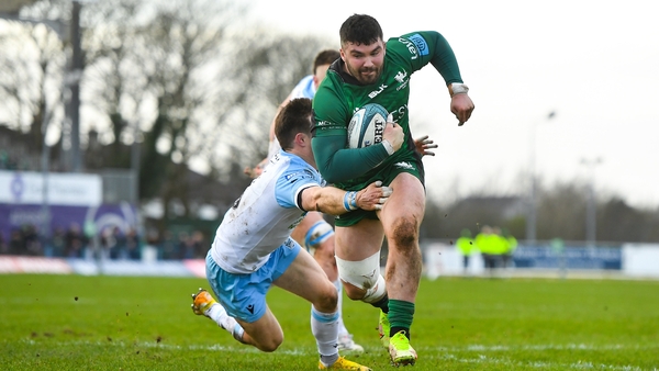 Sammy Arnold scored Connacht's first try against Glasgow