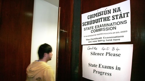 For the past three years Leaving Cert marks have been artificially hiked by an average of around 7% (file image)