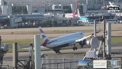 British Airways declined to say whether the aircraft experienced a tail strike (Pic: Big Jet TV)