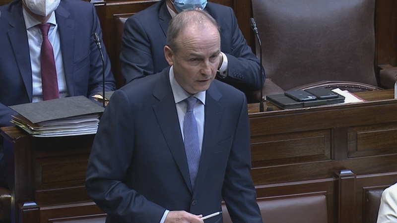 Micheál Martin was questioned over surgery wait times for children