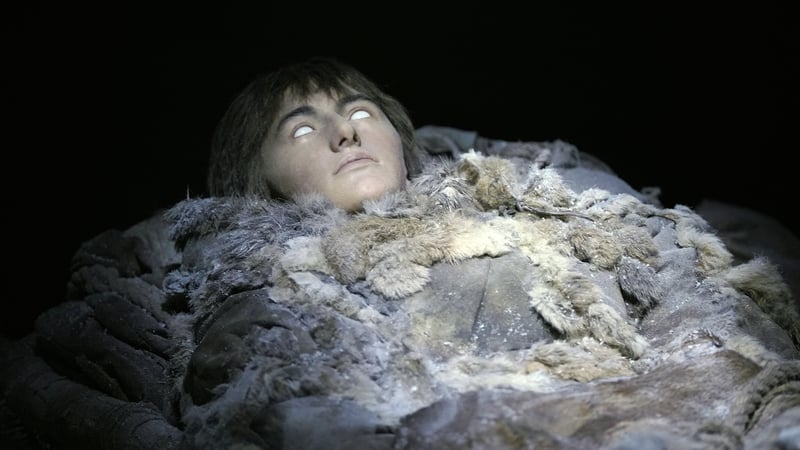 A prop of Brandon Stark on display at the Game of Thrones Studio Tour at the Linen Mill Studios in Banbridge, Northern Ireland, which opens to the public on 4 February