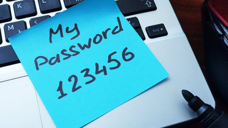 123456 was the most used password in 2021, according to NordPass.