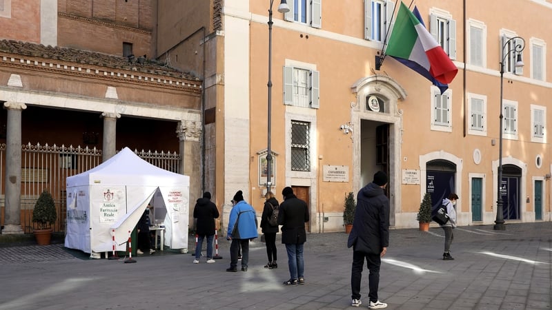 Nearly 88% of Italy's population over the age of 12 has been vaccinated