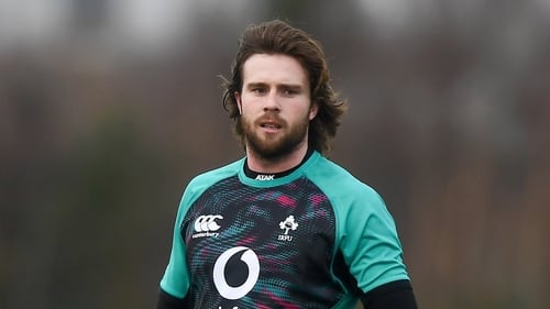 Connacht's Mack Hansen starts on the left wing for his Ireland debut