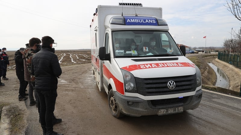 Turkish officials say they have no information yet about the migrants' nationalities