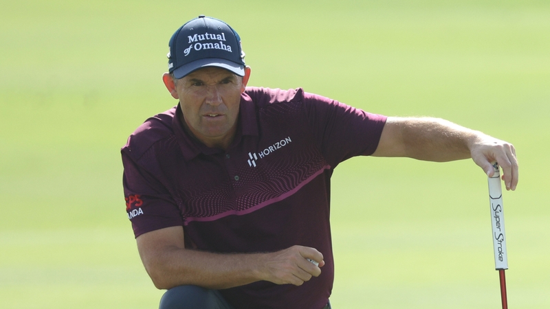 Harrington is in a tie for 17th place