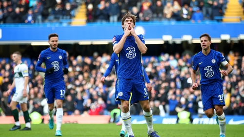 Marcos Alonso struck the winner