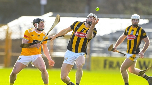 Huw Lawlor in action against Ciaran Clarke