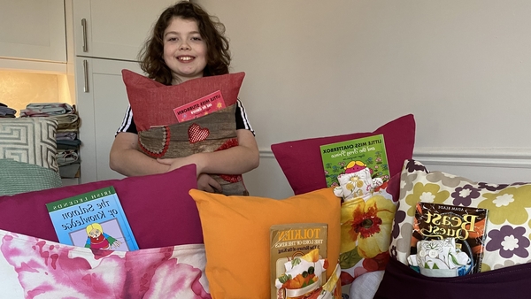 Rory's reading cushions have attracted customers from different parts of the world