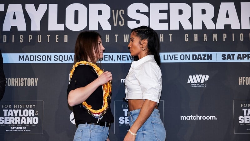 Katie Taylor and Amanda Serrano meet on 30 April